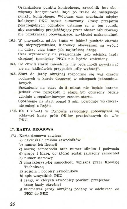 Rajd Stomil - 1976r